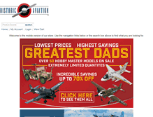Tablet Screenshot of historicaviation.com